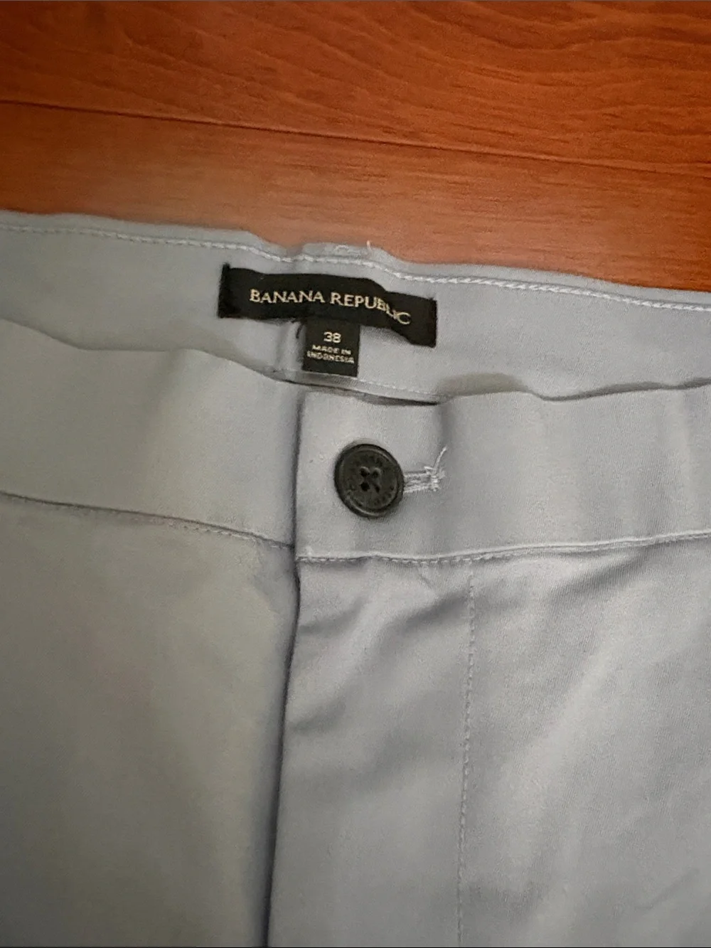 Banana Republic Slate Blue Flat Front Men's Shorts